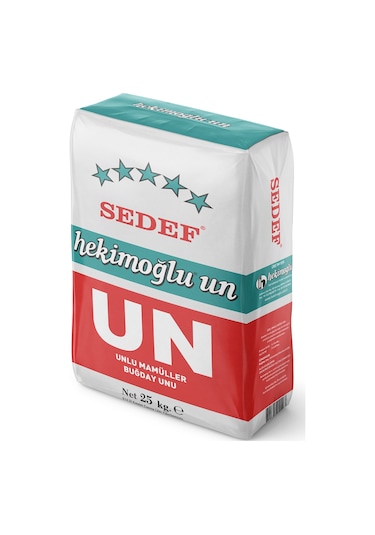 Hekimoğlu Un Sedef Unlu Mamüller Buğday Unu 25 KG