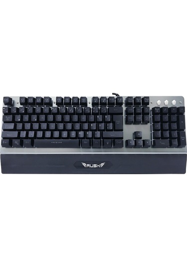 Rush RK701 Usb Kablolu 7 Renk Işıklandırmalı Mekanik Gaming Q Klavye