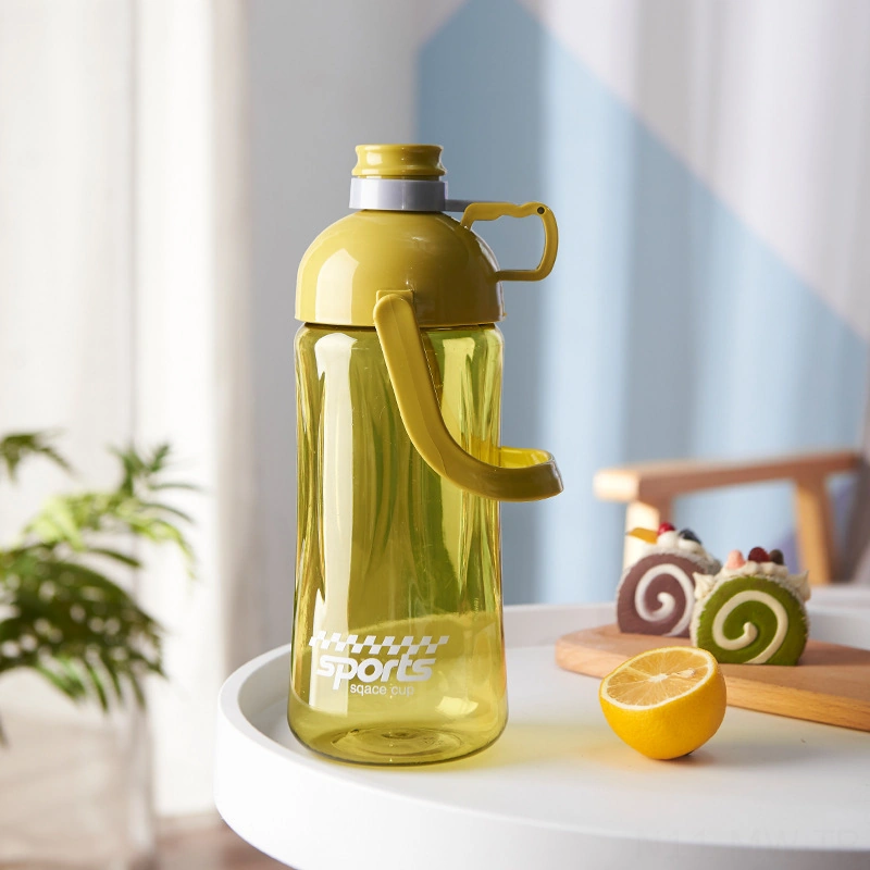 Moveevo Yeşil Spor Su Bardağı 1420ml - Taşınabilir El Tutulu Plastik Kettle, Outdoor, Egzersiz Ve Öğrenci Kullanıma Uygun Çok Renkli