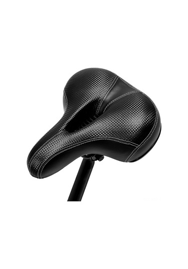 Symbee Ergonomik Şok Emici Bisiklet Binduru - Geniş Ve Yumuşak Kumaşlı Konforlu Siyah Jant Oturma Yeri Siyah