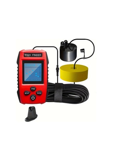 Willowhaven 1 Adet Akıllı Taşınabilir Sonar Balık Bulucu 45 Derece Derinlik Ölçer Alarmlı