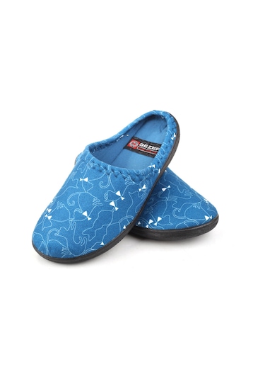 Gezer 16162 Günlük Kadın Ev-halı Terliği Mavi
