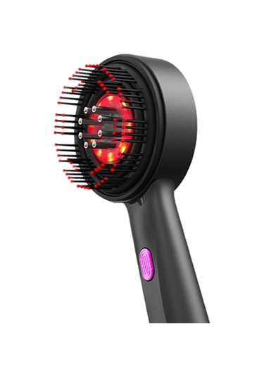 Suntek Akülü Elektrikli Masaj Saç Derisi Fırçası Kafa Siyah Saç Derisine Masaj Fırçası