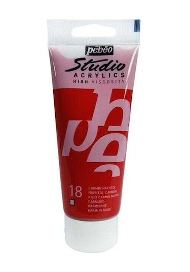 Pebeo Akrilik Boya Studio 100 Ml Naphtol Carmine