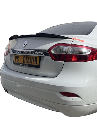 Renault Fluence 2010 - 2016 Plastik Boyasız Spoiler