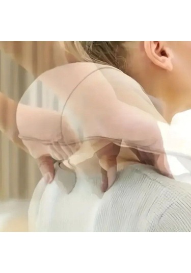 Elektrikli Boyun Ve Sırt Masaj Aleti Kablosuz Boyun Ve Omuz Yoğurma Masaj Yastığı Beyaz