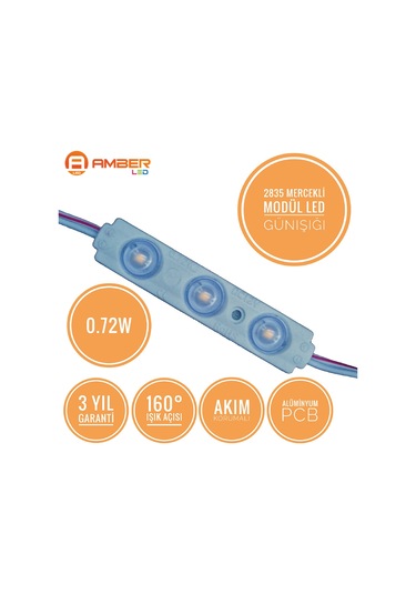Amber Led Mercekli Modül Led 1.5 W 390455998
