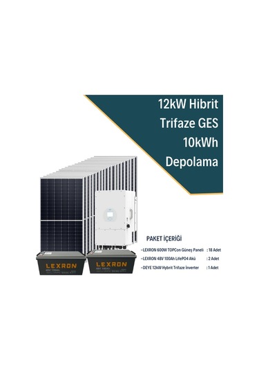 12kw Trifaze Hibrit Sistem 2