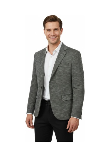 Erkek Tek Spor Ceket Çift Yırtmaçlı Bgl-st04981 Haki