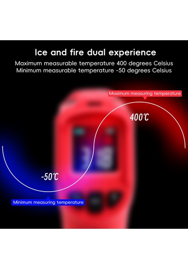 Benetech Gt313a Lcd Ekranlı Kızılötesi Termometre, Dahil Değil