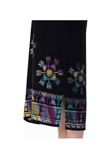 Kısa Kol Pamuk Hitit Uzun Elbise Saray Renkli Sry Rnkl-saray Renkli