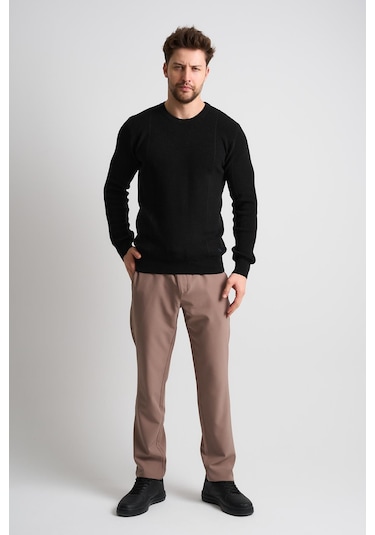 Alexandergardı Dokulu Siyah Triko Kazak Et-3633-t Siyah