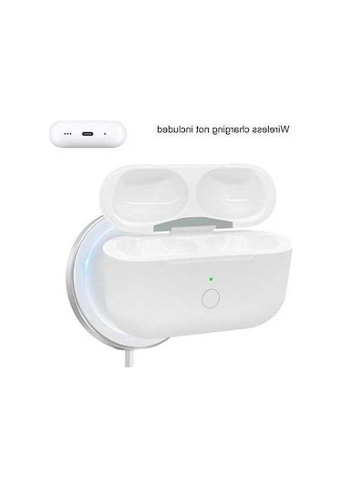 Reedark Airpods Uyumlu Pro 2 İçin Kablosuz Kulaklık Şarj Kutusu - Type-c Arayüz Ve Ön Tuşlu Beyaz