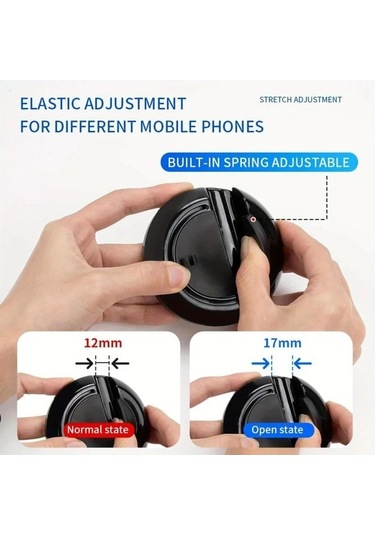 Xuweiwei A-silvery 360 Derece Dönebilir Araç Kaymaz Paspas Telefon Tutucu Ve Otopark Numaraları