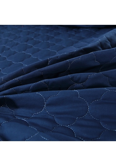 Suntek Delikli 75x28inç Masaj Kozmetik Tablo Valance Sheet Mavi