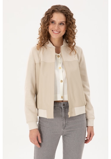 U.s. Polo Assn. Kadın Ekru Deri Mont-kaban 50297226-vr019 Ecru