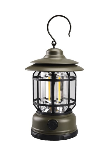 Shineyee Yeşil Usb Şarjlı Kamp Feneri, Dış Mekan Kullanımı, Ev İç氛围灯, Döner Işık Regülatörü, Dahili 1200mah Lityum Pil Yeşil