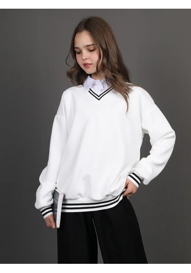 Modumpuerı Klasik Kazak Ve Hırka 258922496 Beyaz