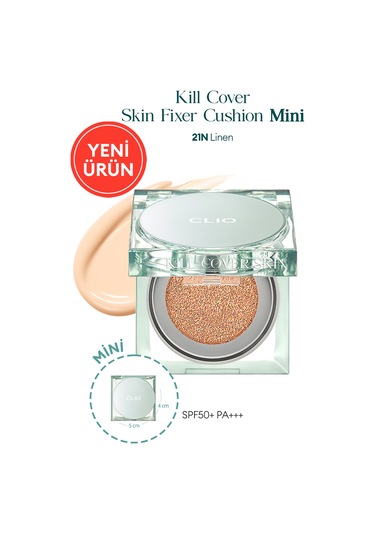 Clio Kill Cover Skin Fixer Cushion Mini 21n Linen