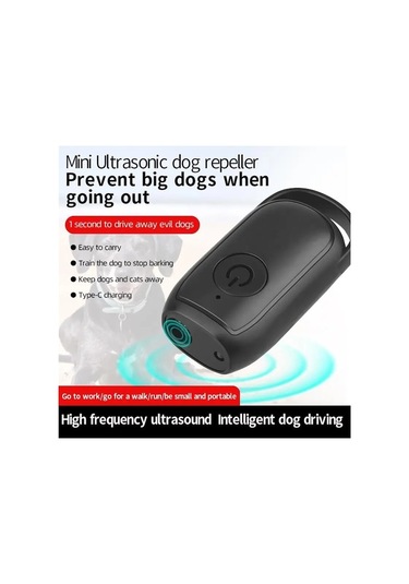Jialan Mini Ultrasonik Köpek Kovucu Usb Şarj Edilebilir Köpek A