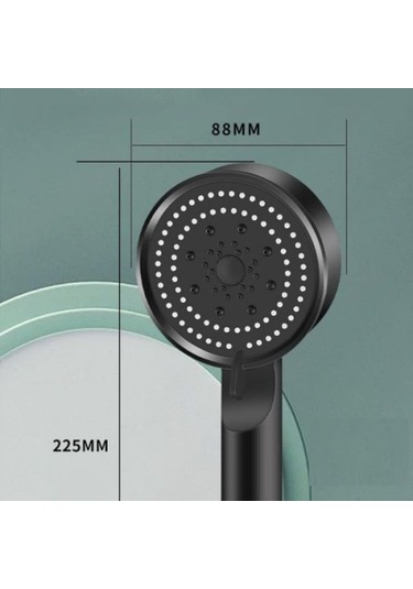Banyo Keyfi İçin 5 Fonksiyonlu Duş Başlığı Diğer