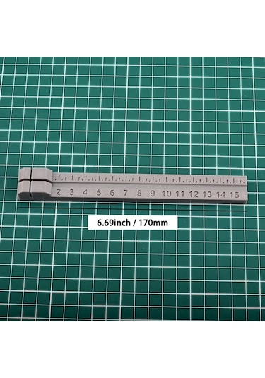 Fochsia Gri Sku Ptfe Boru Kesme Aleti Çift Ölçekli Metrik İnç Dayanıklı Plastik Gri