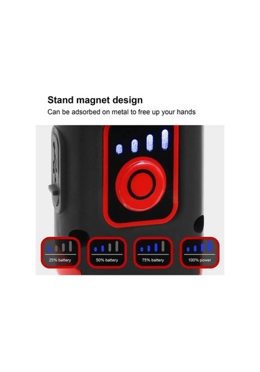 Ebitda Araba Usb Led Çalışma Muayene Işığı, Kompakt, Manyetik Stand, Su Geçirmez, 500lm Lümen