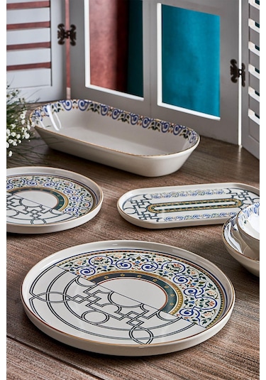 Neva N3159 Mentol Jülide 27 Prç Yemek Takımı