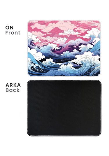 İlyuka Mousepad 40x30cm Gaming Oyuncu Mp454030 Japanese Waves