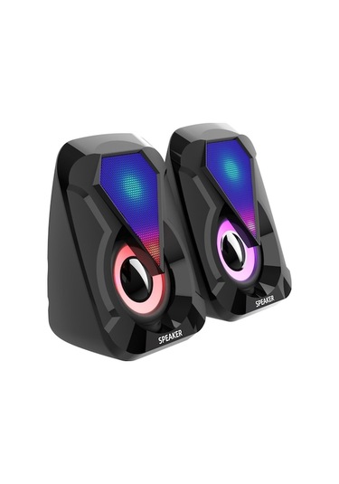 Rogfer Usb Kablolu Bilgisayar Hoparlörü Ev Masaüstü Oyun Sesi