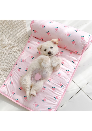 Maiyame Coolcore Buz İpek Serin Duygu Evcil Hayvan Pedi Kedi Köpek Kulübesi Matı 5