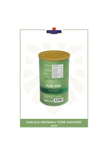 Caffe Rino Kakule Aromalı Türk Kahvesi 250 G