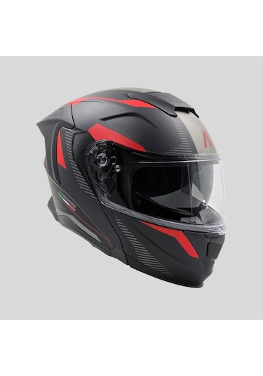 Arwic AR950 Torino Çene Açılır Ece-R 22.06 Motosiklet Kaskı Siyah