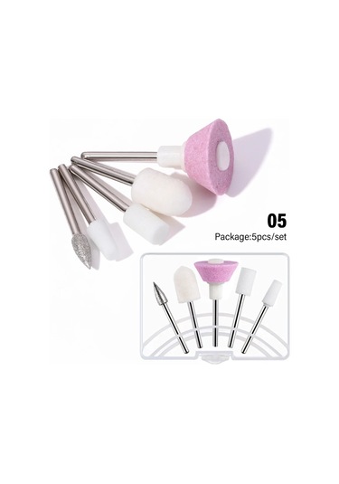 Lulaa Tırnak Matkap Uçları Seti Kum Tırnak Parlatma Çapak Aksesuarı Tırnak Sanat İçin Akrilik Çivi Kaldırmak Jel Tırnak Matkap Uçları Seti Aksesuar Plum