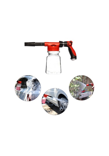 Qianfan Araba Yıkama Köpük Tabancası 1l Şeffaf Şişe Püskürtme