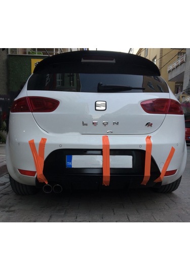 Seat Leon Mk2 2009-2012 Boyasız Fiber Spoiler
