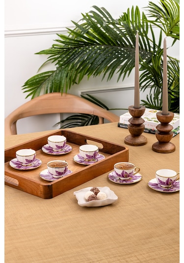 Emsan Arya 6 Kişilik Kahve Fincan Takımı 80 Ml