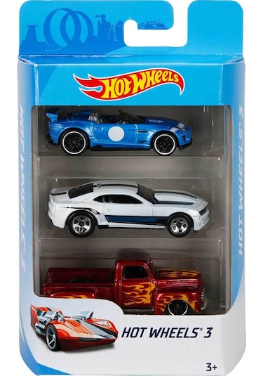 Hotwheels 3 Lü Üçlü Araba K5904