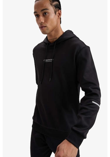 Defacto Defactofit Standart Fit Kapüşonlu Sporcu Sweatshirt D3736ax25wnbk81 Siyah Defacto Defactofit Standart Fit Kapüşonlu Sporcu Sweatshirt D3736ax25wnbk81 Siyah