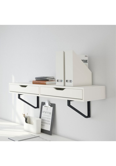 Ekby Alex Duvar Rafı 119x29 Cm, Beyaz