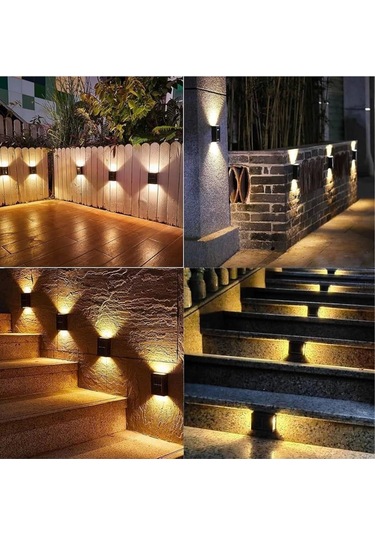 Bahçe Aydınlatması Solar Güneş Enerjili Dekoratik Led Işıklı Lamba Çok Renkli