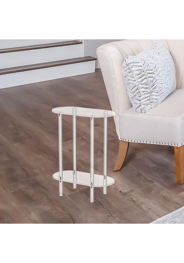 Suntek Akrilik Küçük Masa 2 Katlı Restoran Otel Ofisi Için