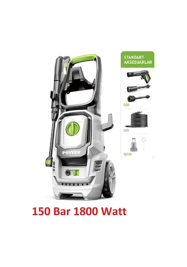Povver Plt407g-1800 Yüksek Basınçlı Yıkama Makinesi