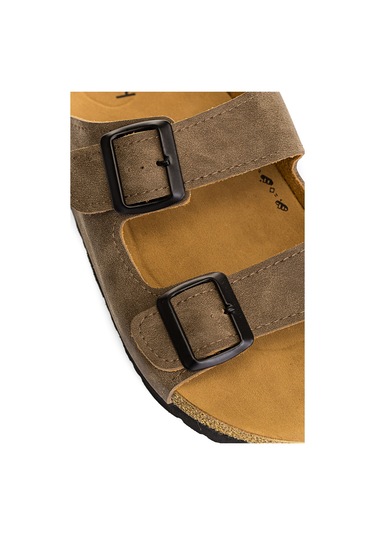 Leo 23 Erkek Terlik Vizon 41/45 Vizon