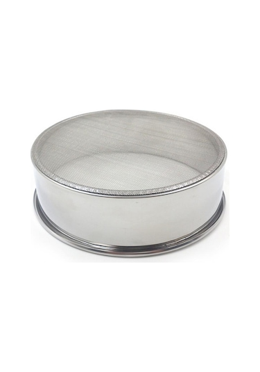 Paslanmaz Çelik Hasır Un Eleme Elek Elek Süzgeç Pişirme Mutfak Aracı Gümüş