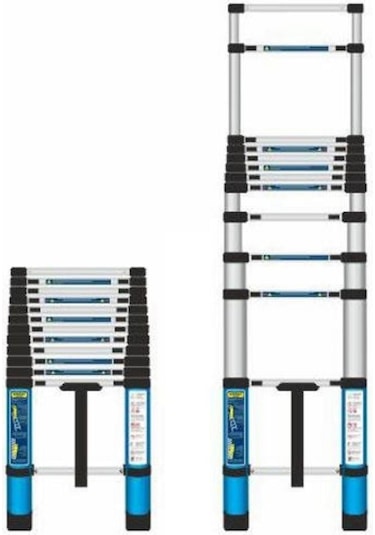 Master Teleskopik Merdiven 10 Basamaklı 2,9 Mt