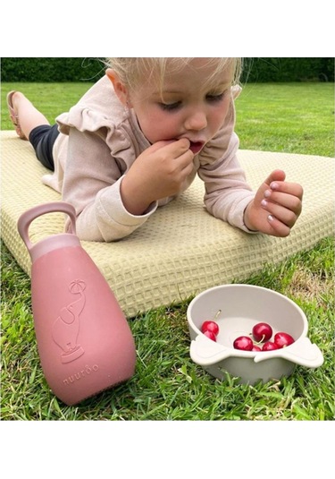 Nuuroo Pax Silikon Pipetli Suluk Caramel Cafe Kahverengi 350 Ml