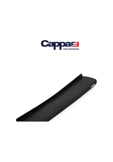 Cappafe Peugeot Rifter Arka Tampon Eşiği Koruma Mat Siyah Abs