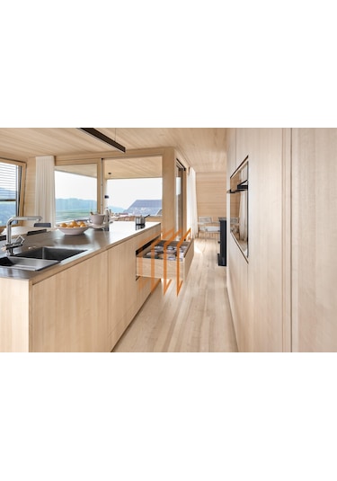 766h6000s Blum Movento Çift Açılım Frenli Ray 60 Cm-3285