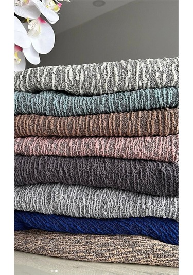 StarMall Jakarlı Ağaç Koltuk Örtüsü, Kanepe Örtüsü, Chester Örtüsü 3311 Takım Antrasit